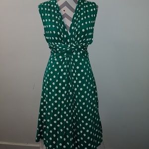 Green Polka Dot Dress